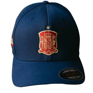 Spain Futbol National Soccer Team Fitted Cap Espana World Cup Hat L/XL